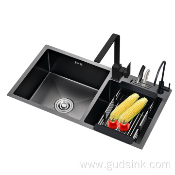 Countertop nano black no fading sus kitchen sinks